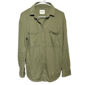 Abercrombie & Fitch Soft A&F‎ Collection Button Down Shirt Jacket Womens